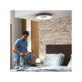Plafoniera LED Philips Hue Still, Bluetooth, 22.5W (204W), 2500 lm ,lumina alba (2200-6500K), IP20, Metal/Plastic, 39.1cm, Negru